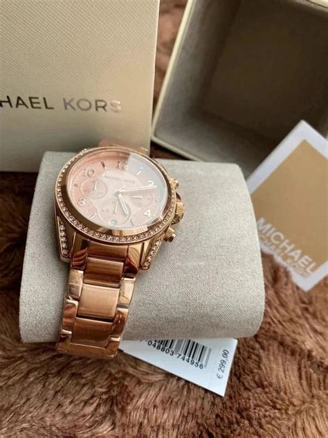 Women's Michael Kors Rose Gold Chro